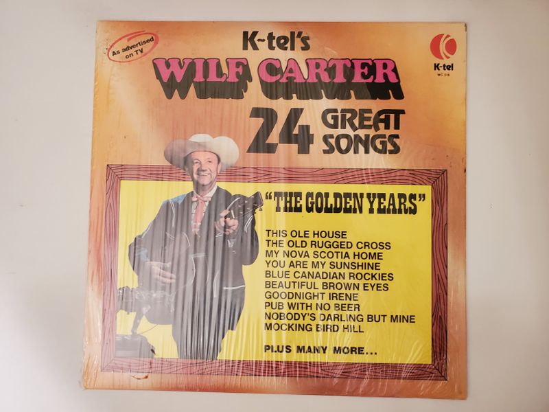 Wilf Carter The Golden Years: 24 Great Songs vinyl record